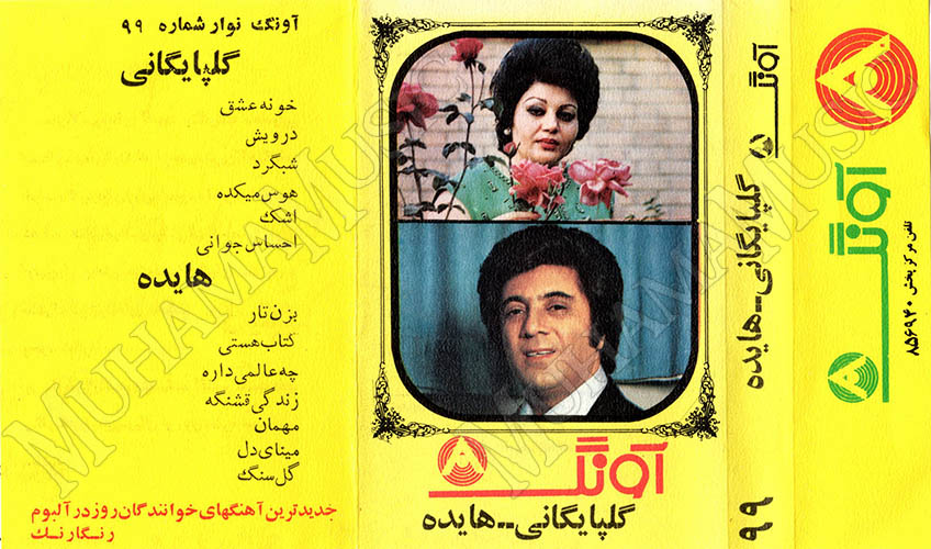 دانلود آلبوم آونگ 99 گلپا هایده